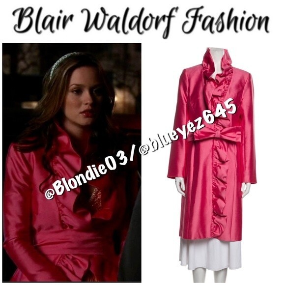 Milly Ruffle Opera coat 6 Blair Waldorf Gossip Girl